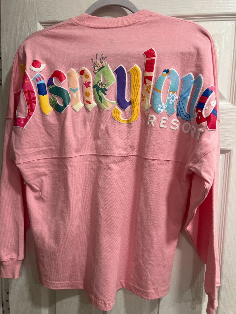 Disneyland Disney Princess Pink Spirit Jersey Rapunzel Tiana Ariel Jasmine Moana